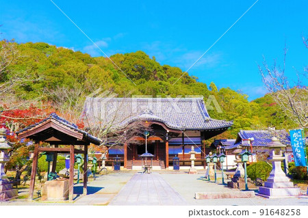 Negoro-ji Temple Autumn scenery 91648258