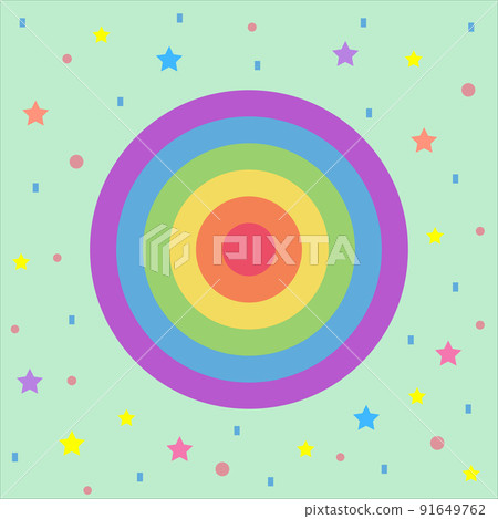six color with green background 91649762