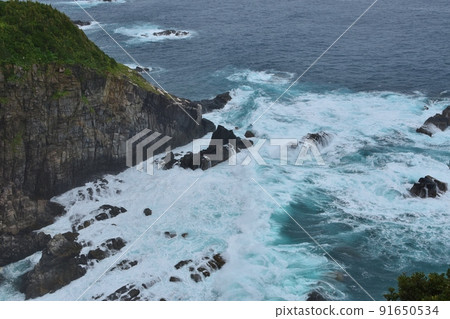 颱風來高知前的足折岬海 颱風來高知前的足折岬海 91650534