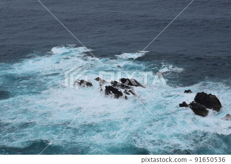 颱風來高知前的足折岬海 颱風來高知前的足折岬海 91650536