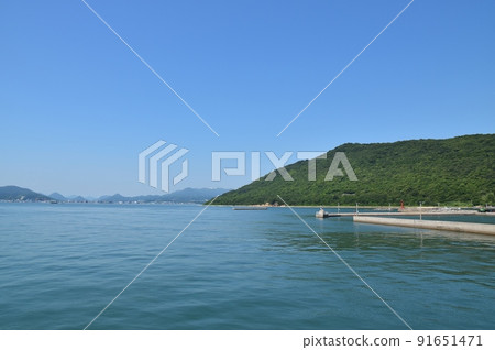 Scenery of Megijima in summer Kagawa Scenery of Megijima in summer Kagawa 91651471