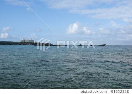 沖繩國頭郡恩納村瀨良垣凱悅酒店海灘的景色 沖繩國頭郡恩納村瀨良垣凱悅酒店海灘的景色 91652338