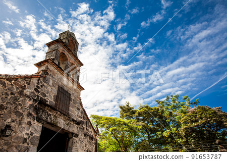 The beautiful historical church La Ermita built in the sixteenth century in the town of Mariquita in Colombia The beautiful historical church La Ermita built in the sixteenth century in the town of Mariquita in Colombia 91653787