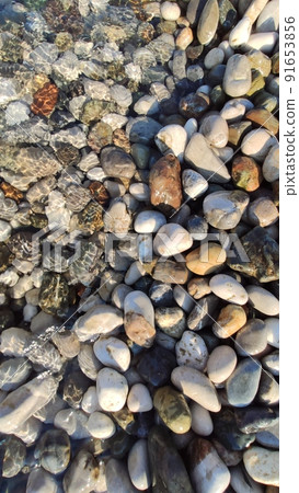 Beach with the sea in the background Beach with the sea in the background 91653856