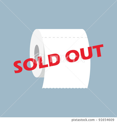 toilet paper sold typography out info graphic toilet paper sold typography out info graphic 91654609