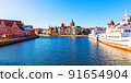 Panorama of the Old Town of Gdansk, Poland Panorama of the Old Town of Gdansk, Poland 91654904