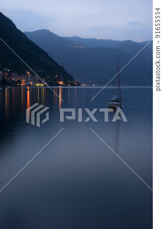 Sunset On Lake Como 91655554