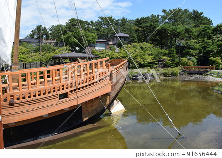 Sengoku Ship (Kitamaebune) Hiyoriyama Park Japan Heritage 91656444