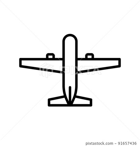 Illustration Vector graphic of Plane Icon Illustration Vector graphic of Plane Icon 91657436