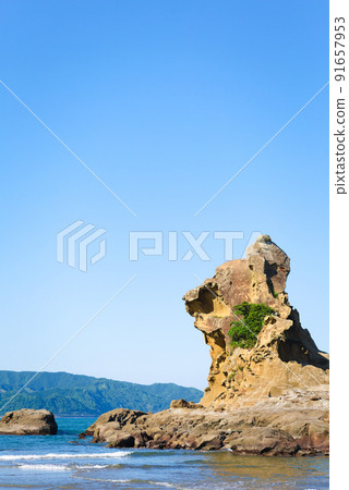 Lion rock on the Nichinan coast 91657953