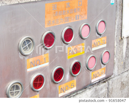 Water outlet for fire fighting 91658047