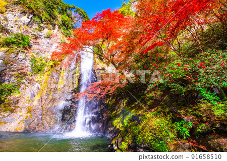 錦州染成的美濃瀑布 91658510