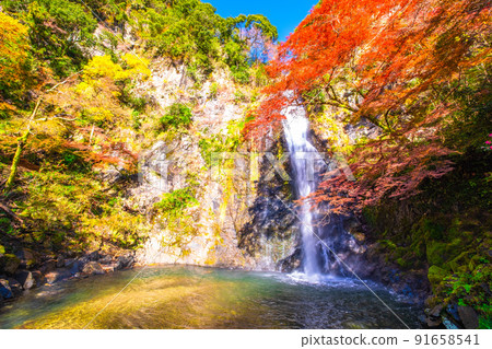 Mino Falls dyed in Kinshu Mino Falls dyed in Kinshu 91658541