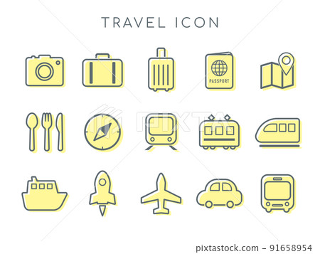 Travel icon Travel icon 91658954