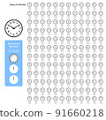 Clock Standard 5 minute increments Symbol editable 91660218