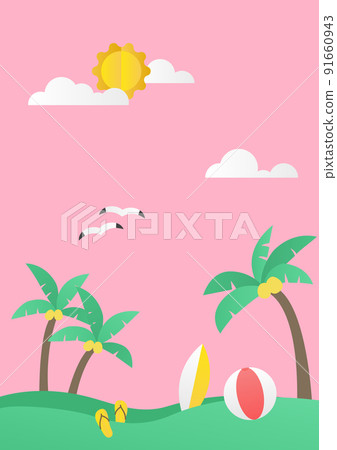 夏天背景圖 91660943