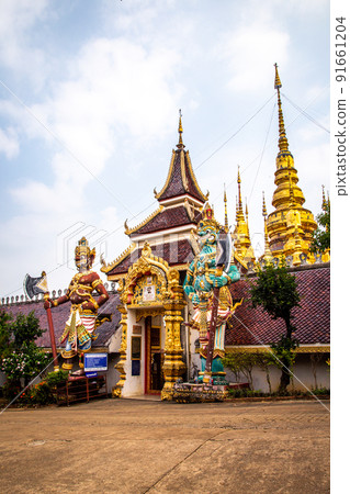 Wat Phrathat Suthon Mongkhon Khiri temple complex in Phrae, Thailand Wat Phrathat Suthon Mongkhon Khiri temple complex in Phrae, Thailand 91661204