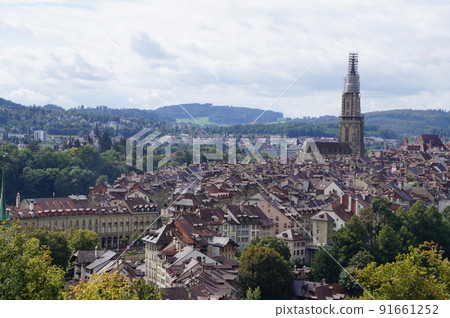 瑞士伯爾尼的城市景觀 91661252