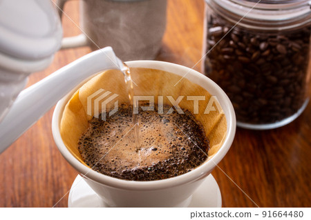 煮咖啡 煮咖啡 91664480