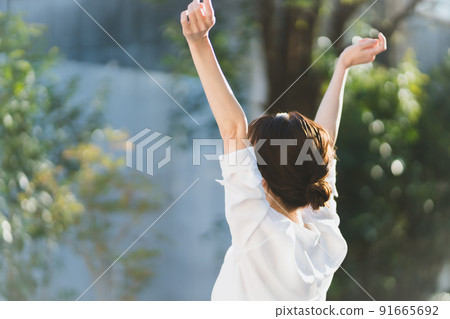 Banzai Stretching Exercise Banzai Stretching Exercise 91665692