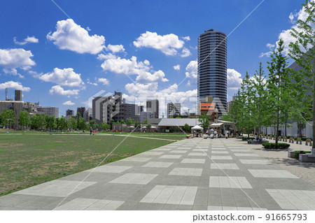 豐島區東池袋池太陽公園及周邊街景 豐島區東池袋池太陽公園及周邊街景 91665793