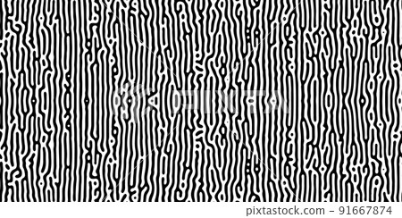 Turing reaction diffusion monochrome seamless pattern with vertical motion 91667874