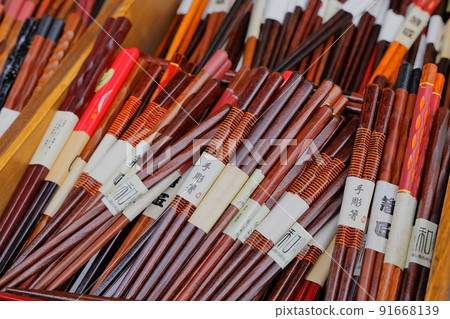 彩色漆木筷子 91668139