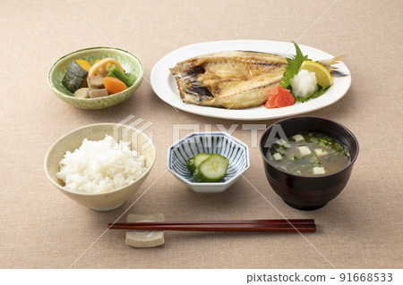 Opening of horse mackerel  Opening of horse mackerel 91668533