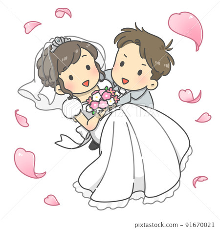 Princess hug and flower shower Princess hug and flower shower 91670021