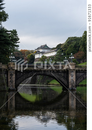 The Imperial Palace in Tokyo, Japan. 91671333