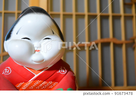 Okame figurine Okame figurine 91673478