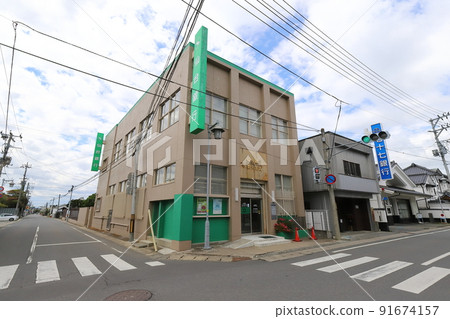 宮城古舊街景昭和復古銀行 91674157