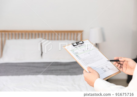 real estate contract hand motion_house guide 91675716