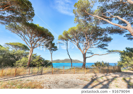 Fabulous view of  Palombaggia and Tamaricciu beaches. 91679094