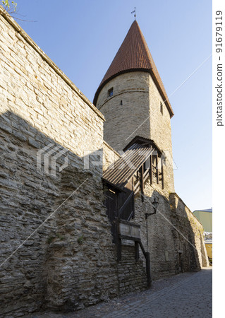 Grusbeke-Tagune tower in Tallinn, Estonia 91679119