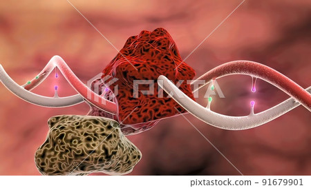 Dna Disorder. Strand. Science Chemistry And Medical Concept Dna Disorder. Strand. Science Chemistry And Medical Concept 91679901