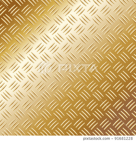 3-line striped steel plate texture gold 91681228