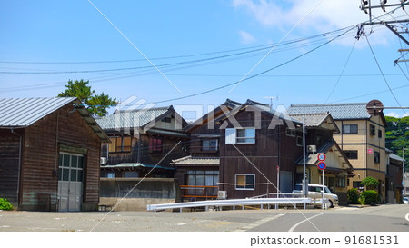 福井縣漁民町和越前町的風景 91681531