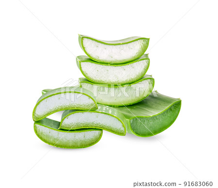 Aloe Vera isolated on white background Aloe Vera isolated on white background 91683060