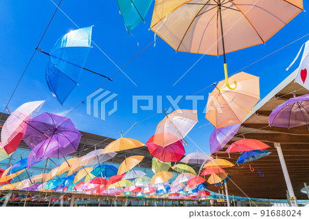 Roadside Station Palette Pier Oh, Umbrella Sky <Ibi-gun, Gifu Prefecture> 91688024