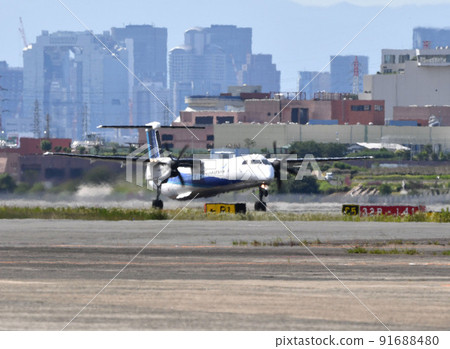 Haze and airplane Haze and airplane 91688480