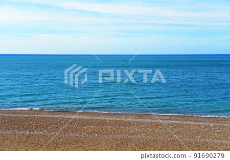 [Shimoniikawa-gun, Toyama Prefecture] Hisui Coast 100 selections of beaches in Japan Miyazaki / Sakai Coast 91690279