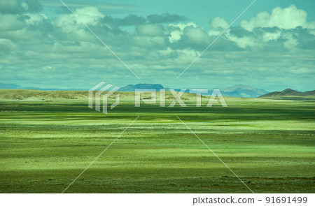 Mountain plateau in the area Zavkhan River Mountain plateau in the area Zavkhan River 91691499