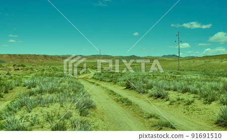 Mountain plateau in the area Zavkhan River Mountain plateau in the area Zavkhan River 91691510