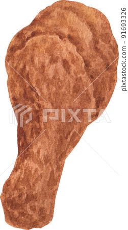 Chicken farm and food icon watercolor png 91693326