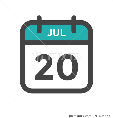 July 20 Calendar Day or Calender Date for Deadline, or Appointment July 20 Calendar Day or Calender Date for Deadline, or Appointment 91693633