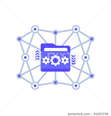 active directory, folder vector illustration 91697296