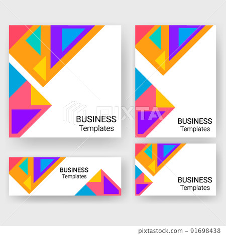 clean cover triangle pathces design business templates for print clean cover triangle pathces design business templates for print 91698438