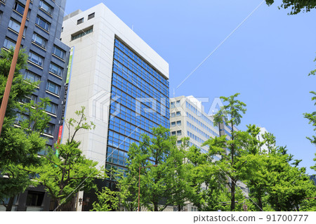 初夏的御堂筋，大阪市中央區八幡町 91700777