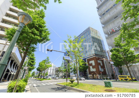 Shinsaibashi, Chuo-ku, Osaka City Midosuji in early summer 91700785